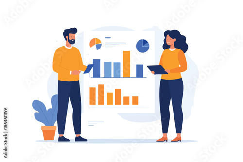 business man and business team