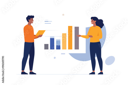 business man and woman