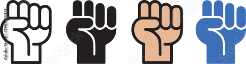 Empowerment Icon set vector