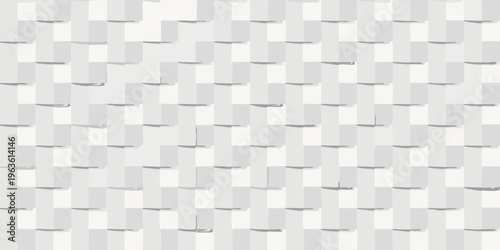 Abstract geometric pattern resembling woven texture in shades of gray