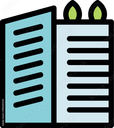 Architectural design showcasing a modern building incorporating green elements, emphasizing eco consciousness and sustainable practices in urban development