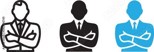 unique leader icon set