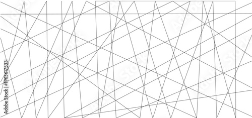 Abstract geometry artwork using line and line accents, modern linear balance, linear focus, neat straight shapes and straight flow, vector.