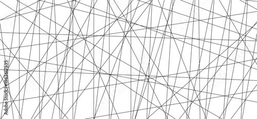 Structured abstract geometry of line and line repetition, ordered linear grid, linear symmetry, strong straight edges and straight direction, vector.