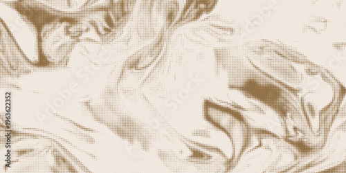 Soft beige and ivory marbled abstract background with flowing curved shapes, warm earth tones, subtle grain texture,