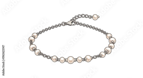 Silver and Gold Beaded Bracelet Jewelry.