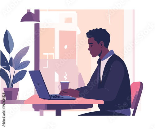 businessman working in office