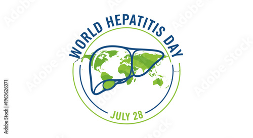 World Hepatitis Day awareness campaign logo.