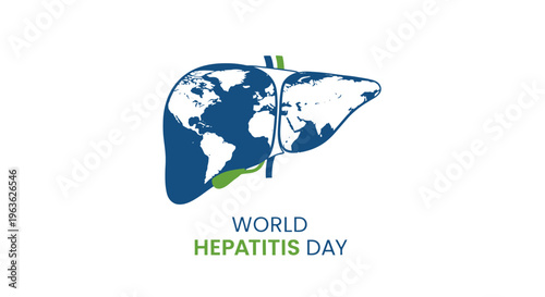 World Hepatitis Day awareness campaign logo.