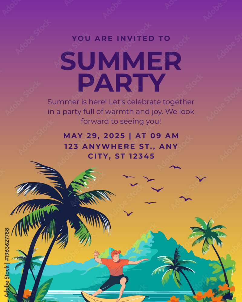 Obraz premium Welcome Summer - Beach Party Ideas & Summer Sale Deals,Welcome summer with beach party celebrations and amazing summer sale deals. Get party ideas, decorations, and hot seasonal discounts 