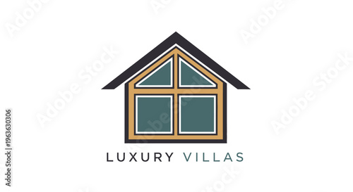 Luxury villa logo design.
