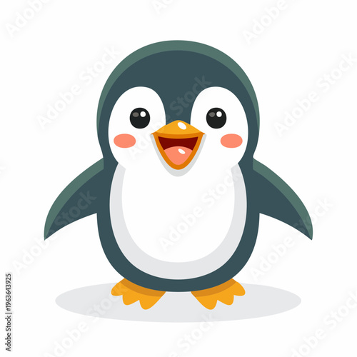 Lachender Pinguin