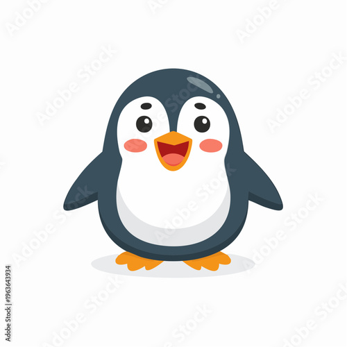 Lachender Pinguin