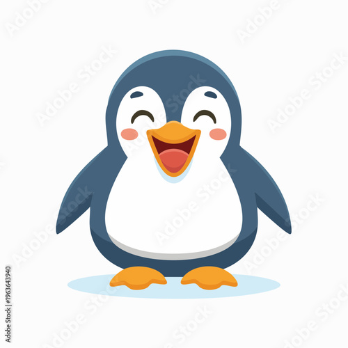 Lachender Pinguin
