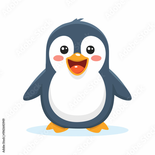 Lachender Pinguin