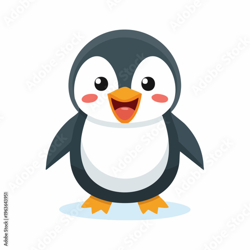 Lachender Pinguin