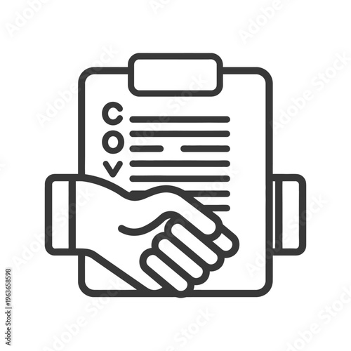 A hand holding a clipboard with a checklist for documentation