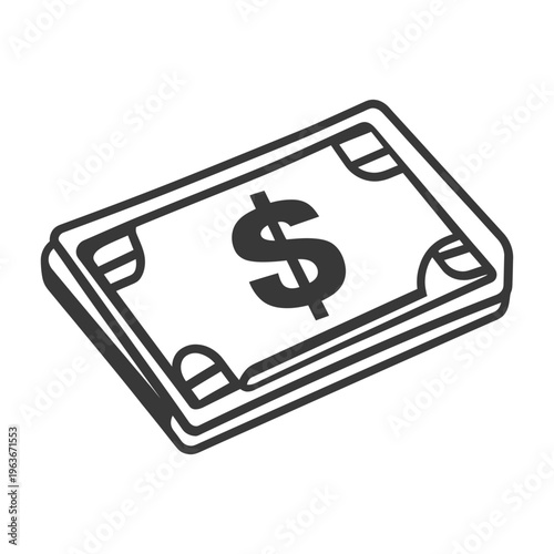A Stack of Money with a Dollar Sign on the Top