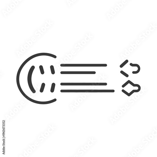 A graphic illustration depicting a modern data transfer process