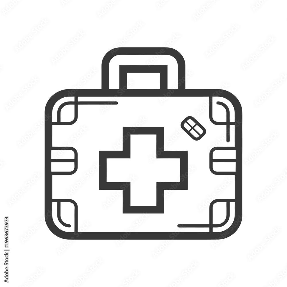 Obraz premium A graphic representation of a medical emergency case