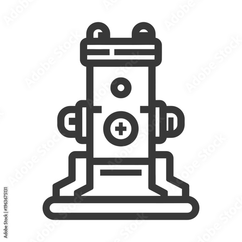 A black and white line illustration of an automotive jack