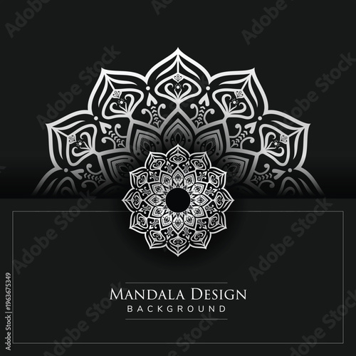 Abstract floral vector pattern with vintage ornate gold decoration for invitation or wallpaper design