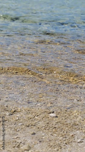 Aquamarine Lake Almsee Blue Mountain Lake Turquoise Surface Vertical Video