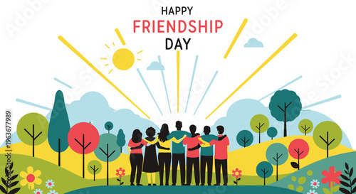 Happy Friendship Day celebration with friends.