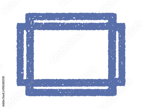 Rectangle Frame Stack Grunge Style