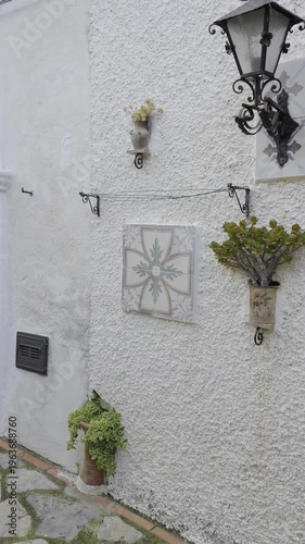 Wallpaper Mural A narrow street among the old houses of Rocca Imperiale, a medieval village in Calabria, Italia.. Torontodigital.ca