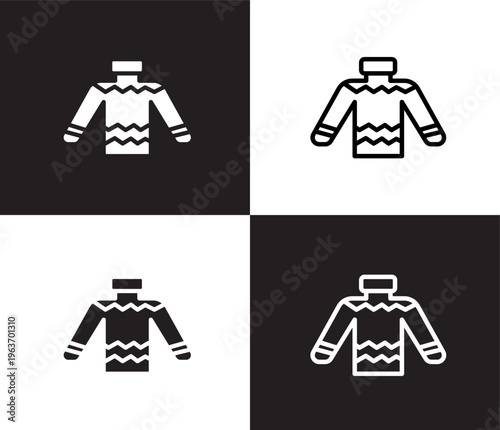 skein icon. Outline and filled skein icon from fashion and things collection. Thin line and Solid vectors isolated on black, white background. Editable skein symbol