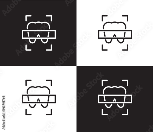dental x ray icon. Outline and filled dental x ray icon from dental health collection. Editable dental x ray symbol