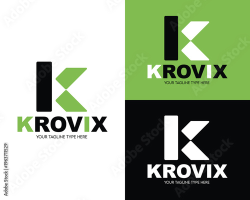 Krovix logo template 