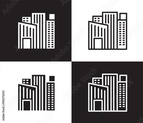 flats icon. Outline and filled flats icon from social media marketing collection. Thin line and Solid vectors isolated on black, white background. Editable flats symbol