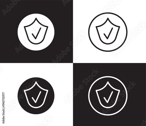 authorize icon. Outline and filled authorize icon from information technology collection. Thin line and Solid vectors isolated on black, white background. Editable authorize symbol