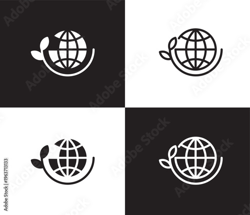 ecosystem icon. Outline and filled ecosystem icon from people and relation collection. Outline vector. Editable ecosystem symbol