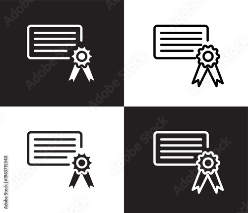 license icon. Outline and filled license icon from Insurance and Coverage collection. Thin line and Solid vectors isolated on black, white background. Editable license symbol