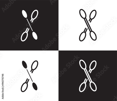 cotton icon. Outline and filled cotton icon from Hygiene and Sanitation collection. Thin line and Solid vectors isolated on black, white background. Editable cotton symbol