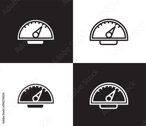 balanced scorecard icon. Outline and filled balanced scorecard icon from Human Resources collection. Thin line and Solid vectors isolated on black, white background. Editable balanced scorecard symbol