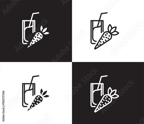 vegetables juice icon. Outline and filled vegetables juice icon from Fitness and Gym collection. Thin line and Solid vectors isolated on black, white background. Editable vegetables juice symbol