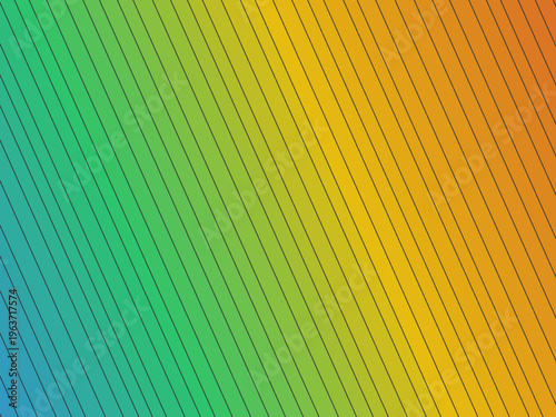 Rainbow Diagonal Lines Bold Graphic Design Template