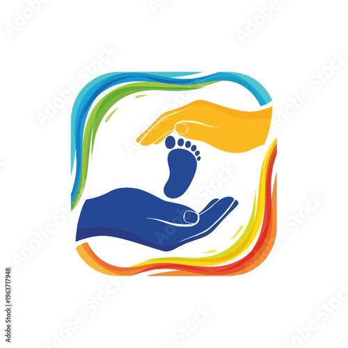 Support and care for a child.