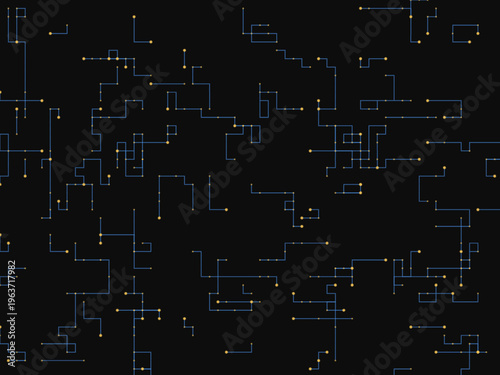Digital PCB Trace Lines Futuristic Tech Backdrop Design
