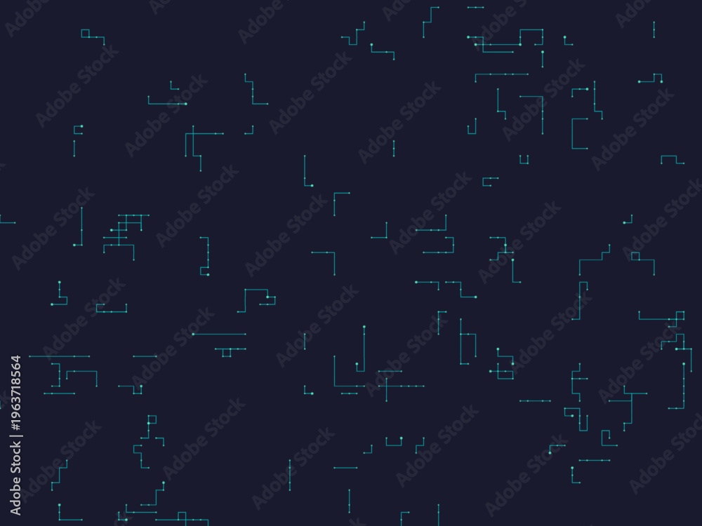 Fototapeta premium Circuit Network Grid Modern Electronic Pattern Wallpaper