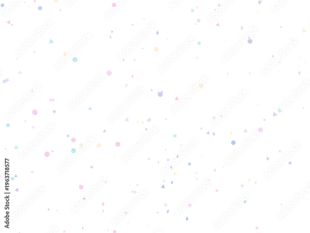Fototapeta premium Modern Abstract Shapes Scattered Clean Minimal Background