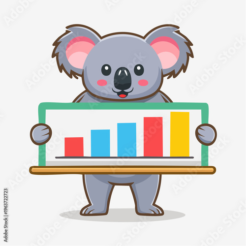 Koala präsentiert Diagramm