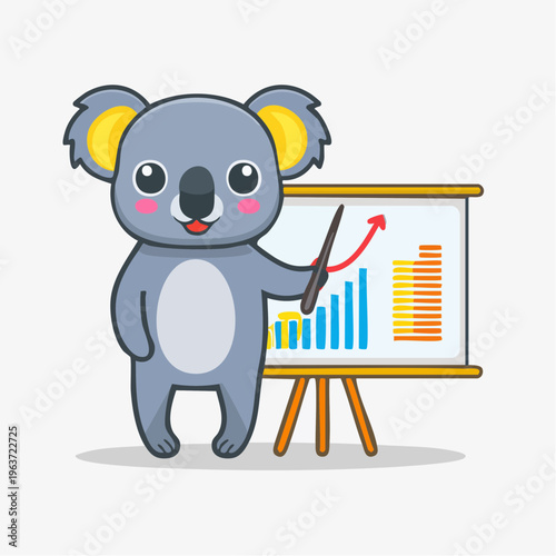 Koala präsentiert Diagramm