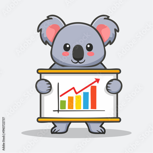 Koala präsentiert Diagramm