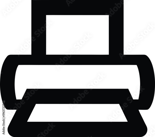 1172 duplicating machine spirit copier roller system line art vector illustration on transparent background