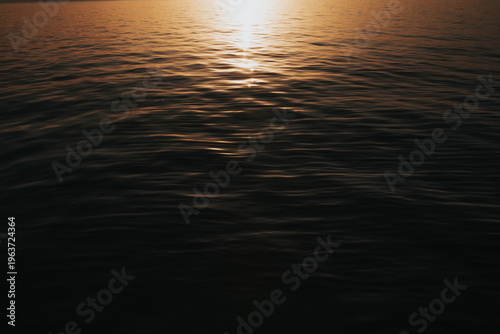 sunset over the sea